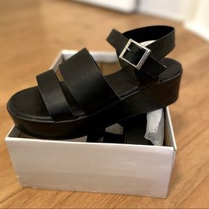 Black Platform Sandals